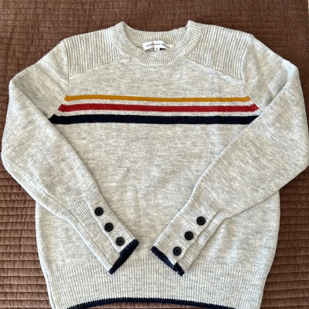 Cupcakes and Cashmere stripped sweater